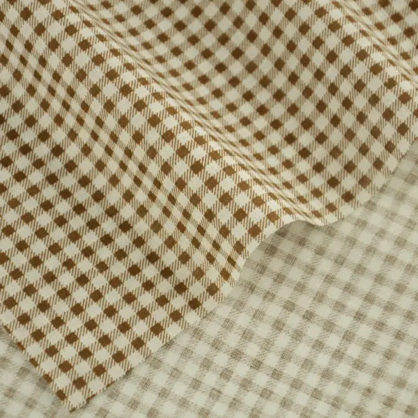 100% хлопок швейная одежда домашний текстиль напечатанный светильник коричневый и