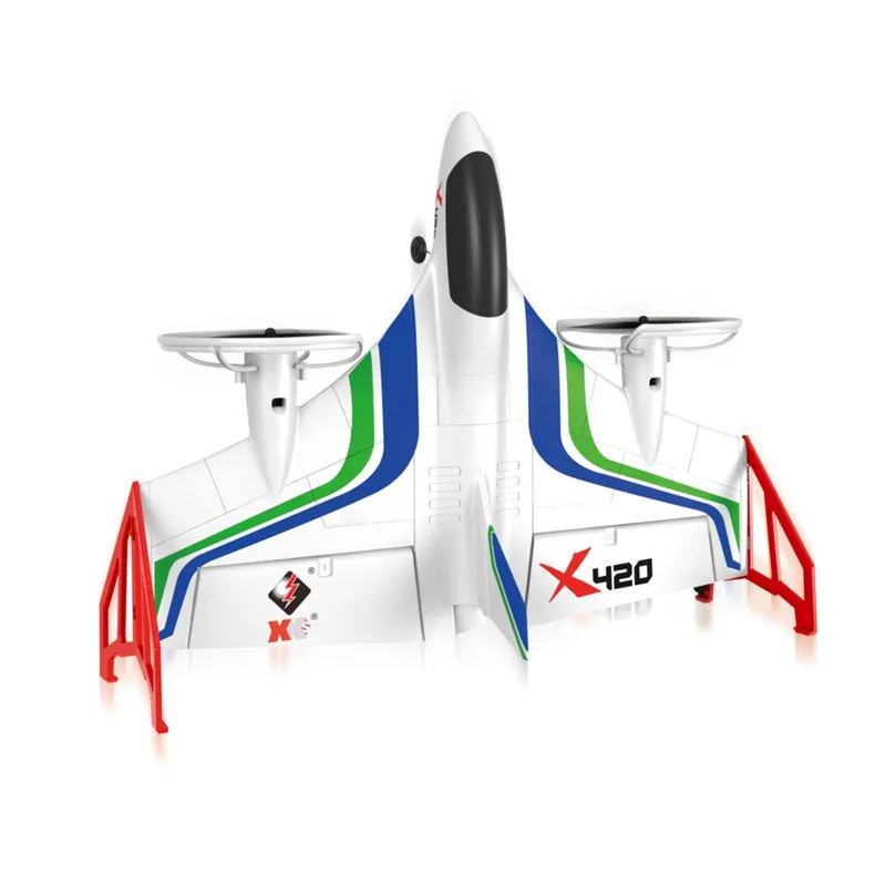 XK X420 3D аэробный FPV RC Самолет RTF 2 4G 6CH 420 мм Радиоуправляемый Дрон 3D6G VTOL вертикальный