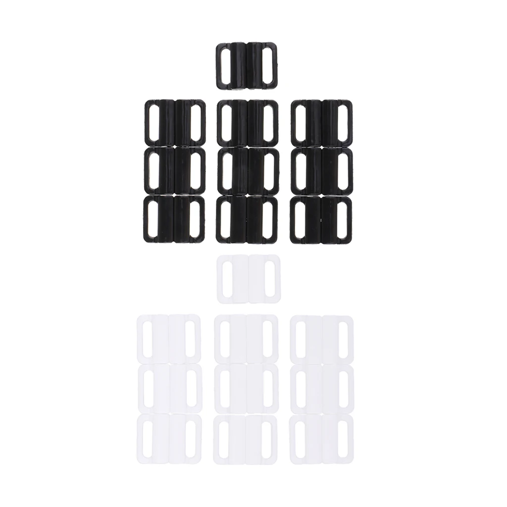 20 пар бикини под пластик зажимы карабины для бретелей бюстгальтера купальники