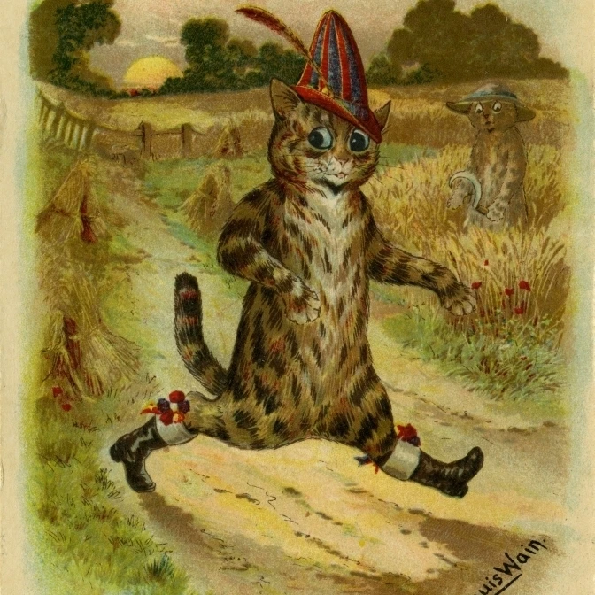 Puss In Boots Poster Print By Mary Evans Picture Librarypeter &amp Dawn Cope Collection (18 X 24) | Дом и сад