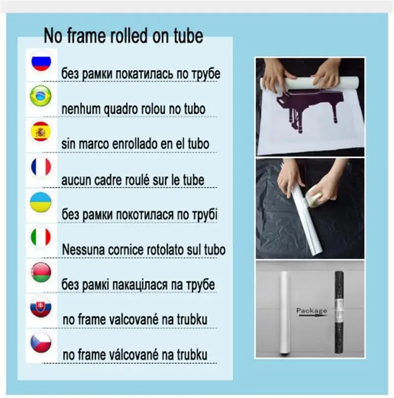 Без рамки цветок современный новый китайский стиль холст масло плакат гостиная