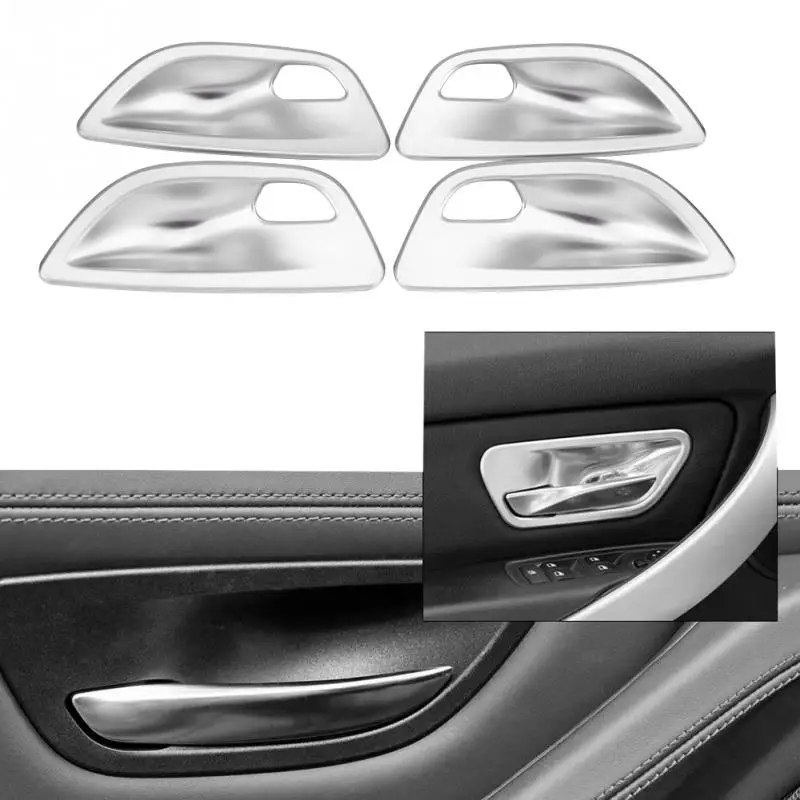 4 шт. внутренняя дверная ручка Чаша Крышка Накладка для BMW 5 серии F10 F18 2011 2017
