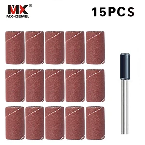 15 шт. шлифовальная лента 8,5 мм с барабанной шлифовальной машинкой аксессуары для Dremel подходит для вращающихся инструментов Dremel