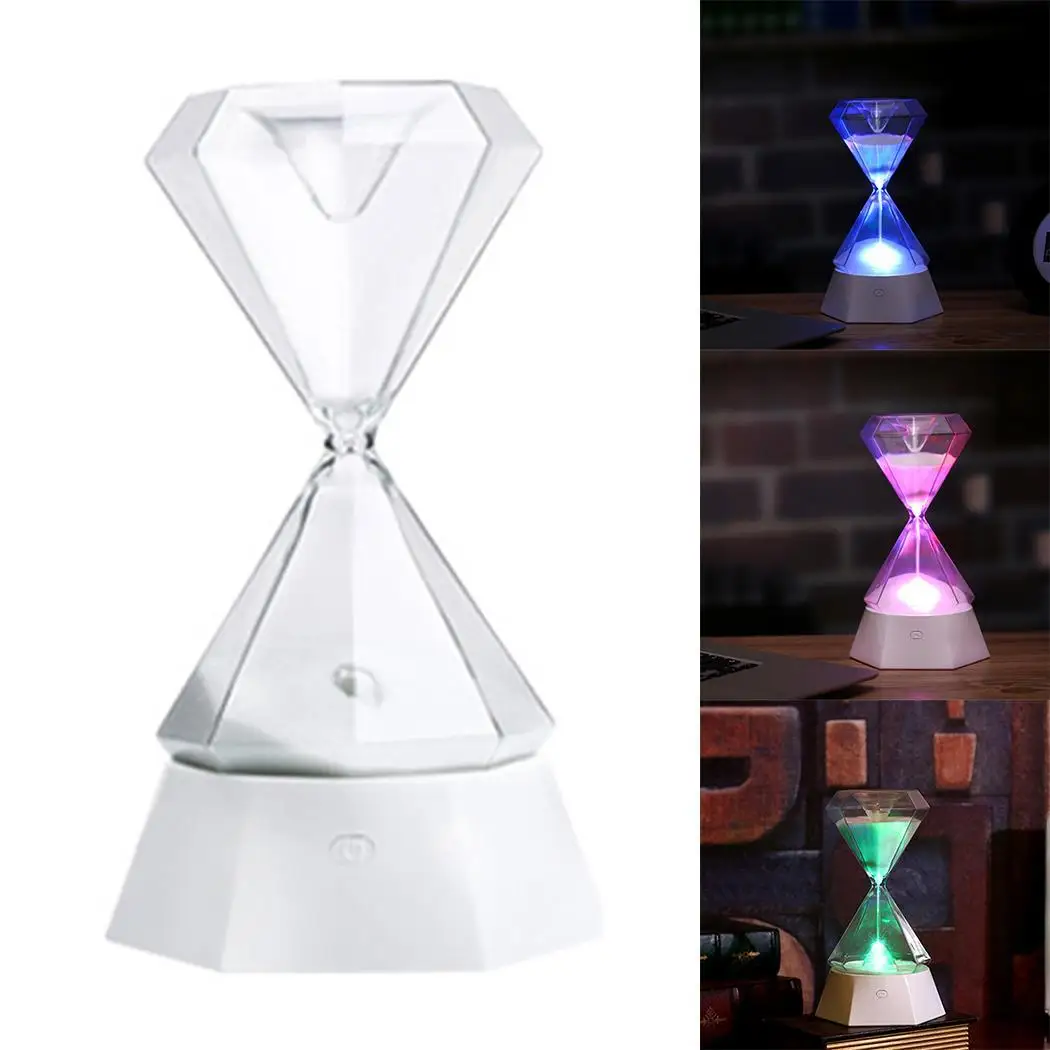 Цвет ful Песочные Часы Shaped Sleep Light USB 40 H-48 H Touch color 525-460 изменить ночь 625-465 620-520 свет |