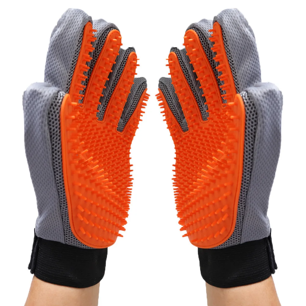 

Перчатка для домашних животных обновление фонда 333 игла новый узор резиновая Массажная перчатка Примите душ косметологическая перчатка