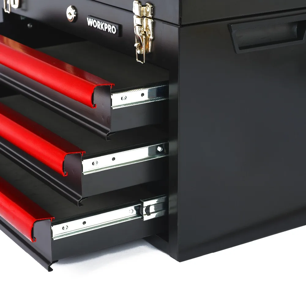 WORKPRO 408PC набор инструментов для ремонта дома металлический Набор ручных