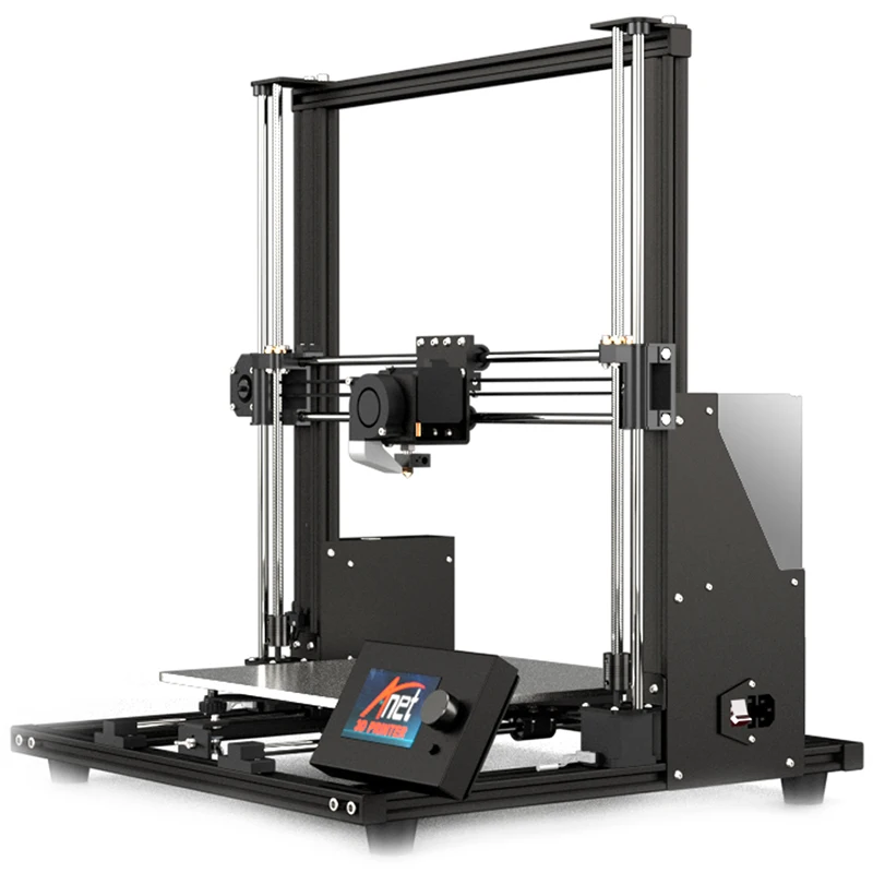 Anet A8 Plus 3d принтер с алюминиевой рамкой обновленный 300*300*350 мм DIY 3D печать