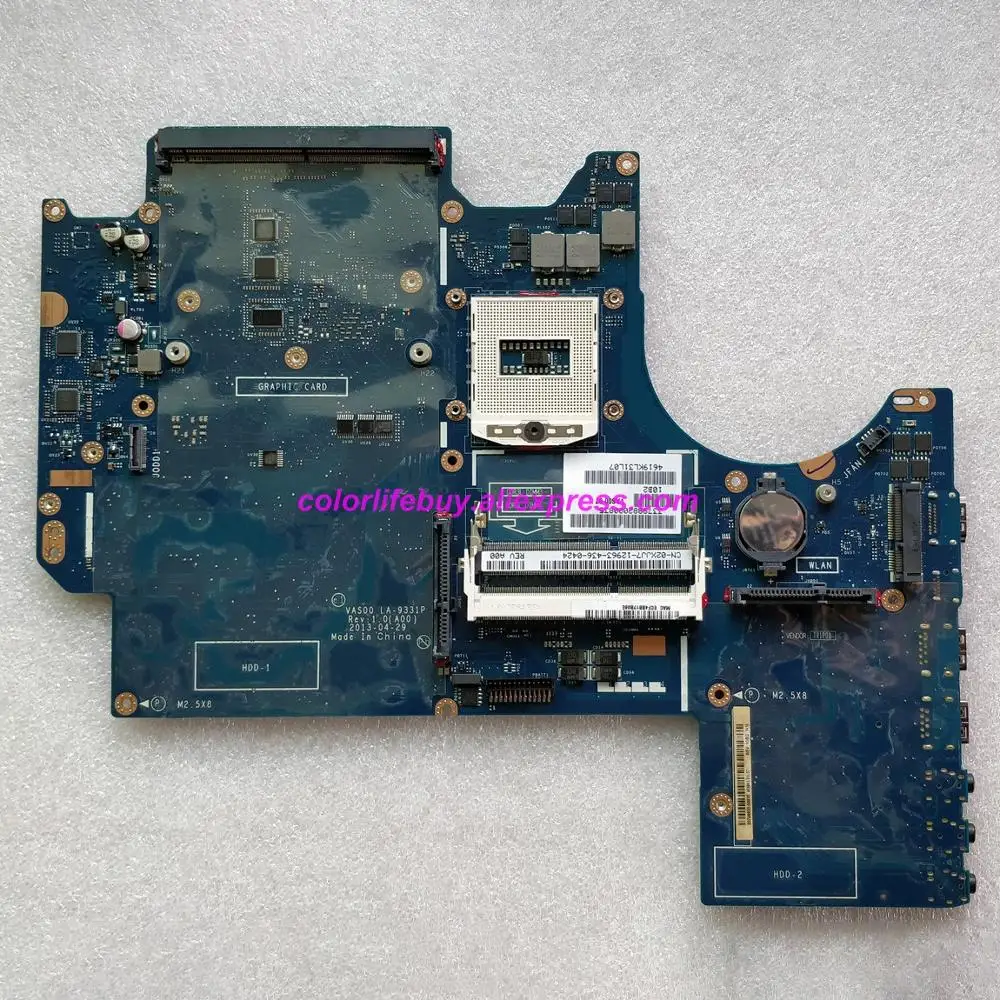 Натуральная CN 02XJJ7 2XJJ7 LA 9331P ноутбук материнская плата для ноутбука Dell Alienware M17X R5