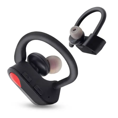 Настоящие Беспроводные спортивные наушники с Bluetooth крючком для близнецов