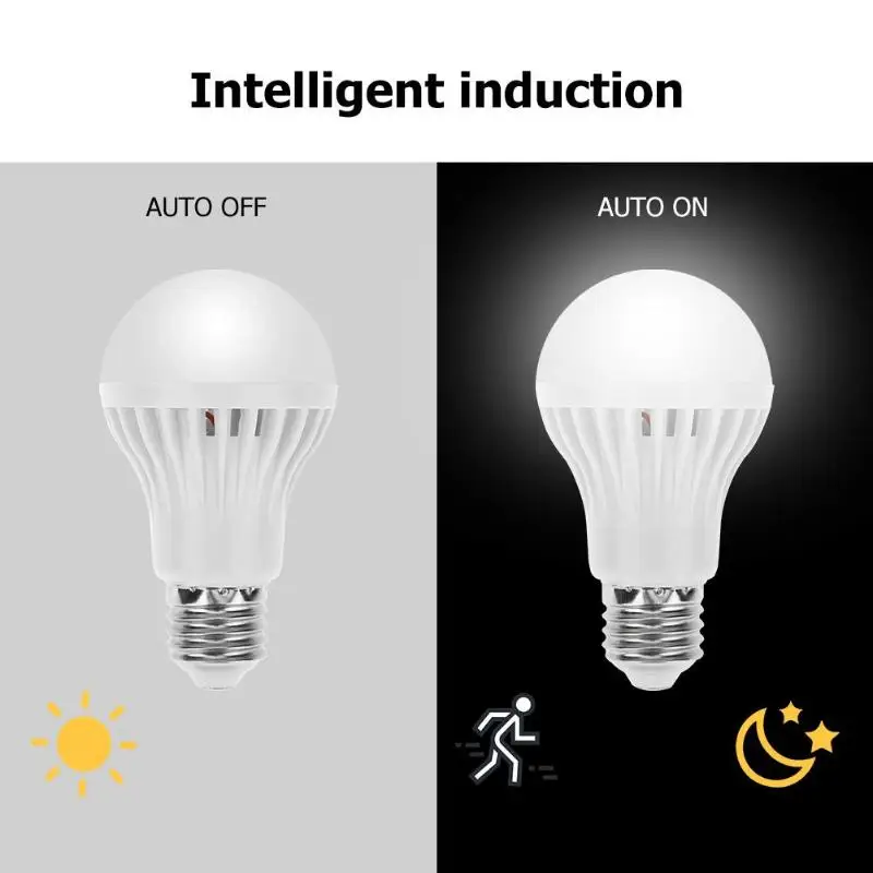 LED Voice Control Sensor Bulb 5W Night Light E27 Home Energy Saving Lamp Ampoule Led LEDs lamp for Porch Hallway |
