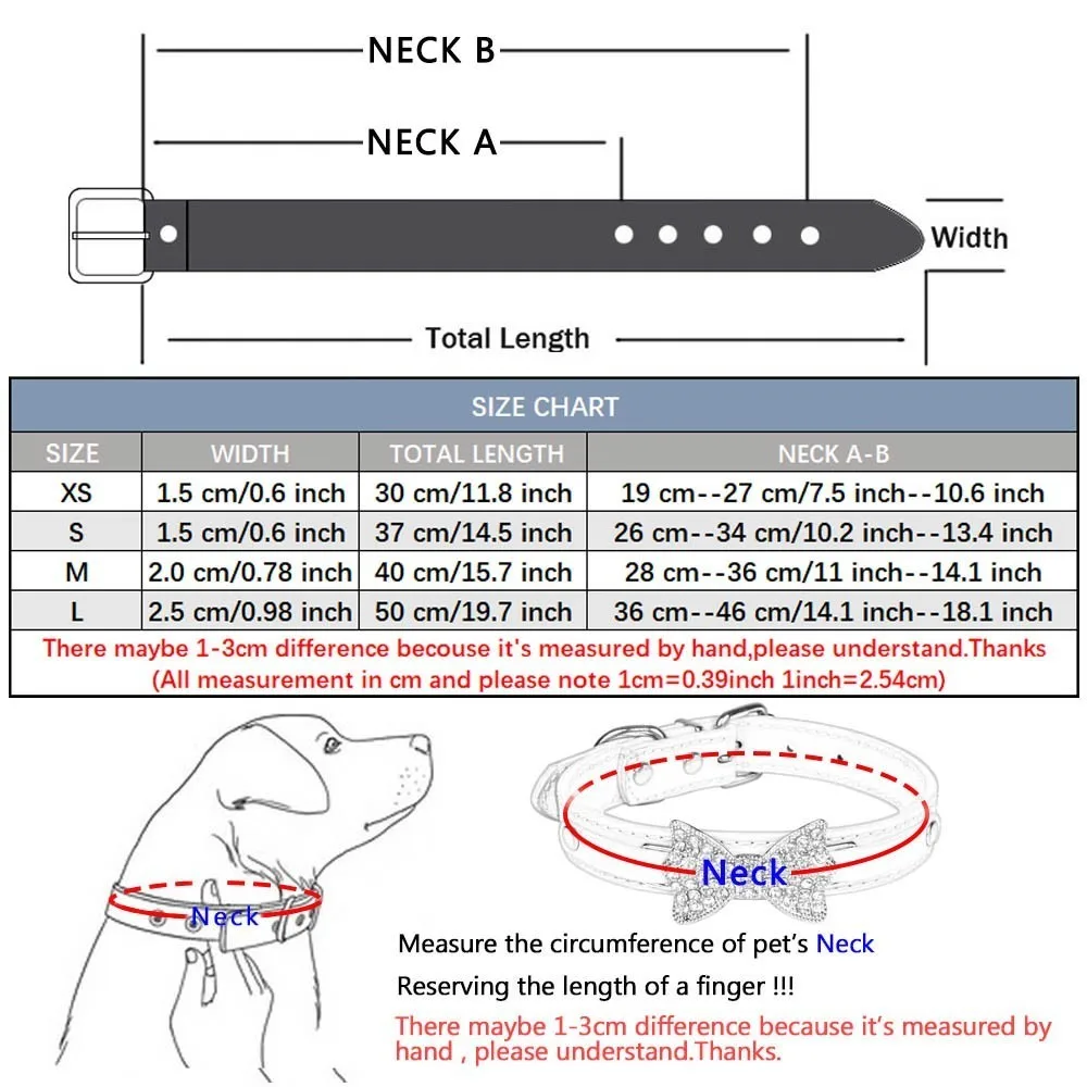 Ошейник Стразы для кошек и собак ошейник с бантом щенков маленьких средних