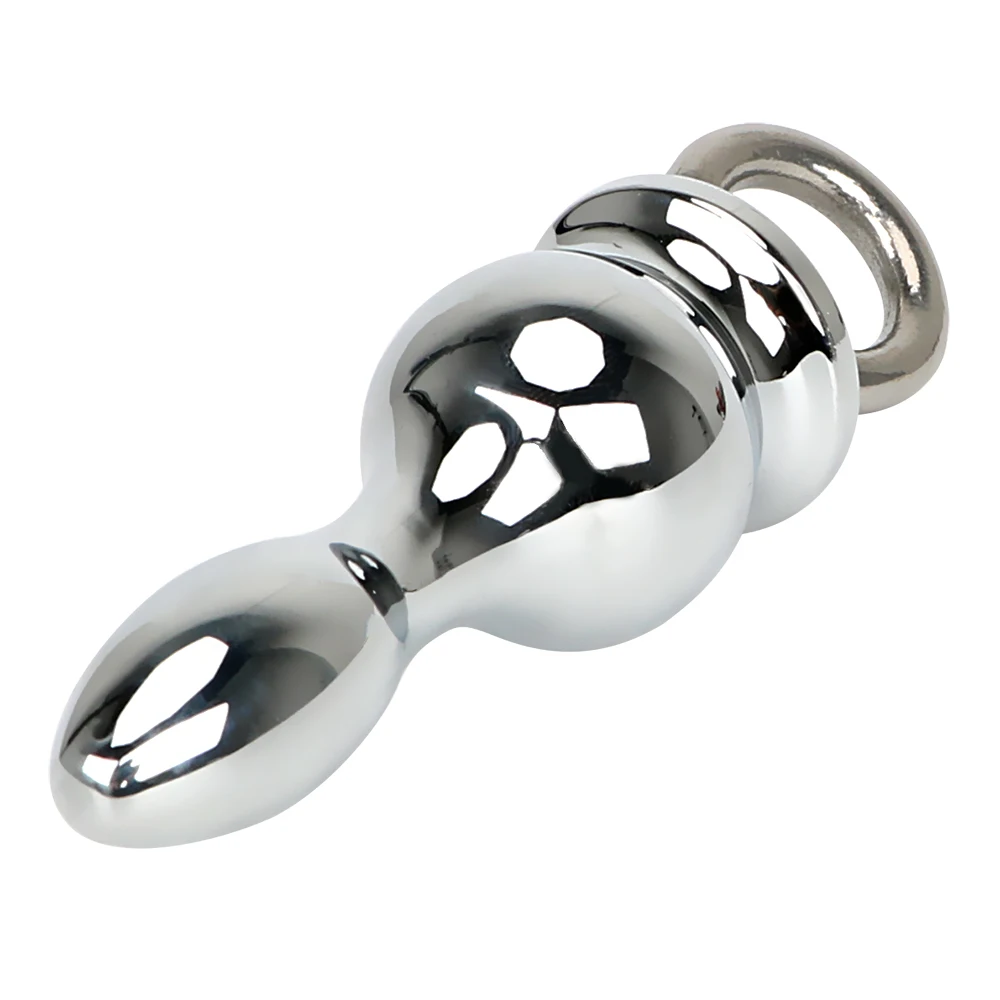 OLO Stainless Steel Butt Plug Anal Bead Ring Handheld Massage Sex Toys for Men Women Products Erotic | Красота и здоровье