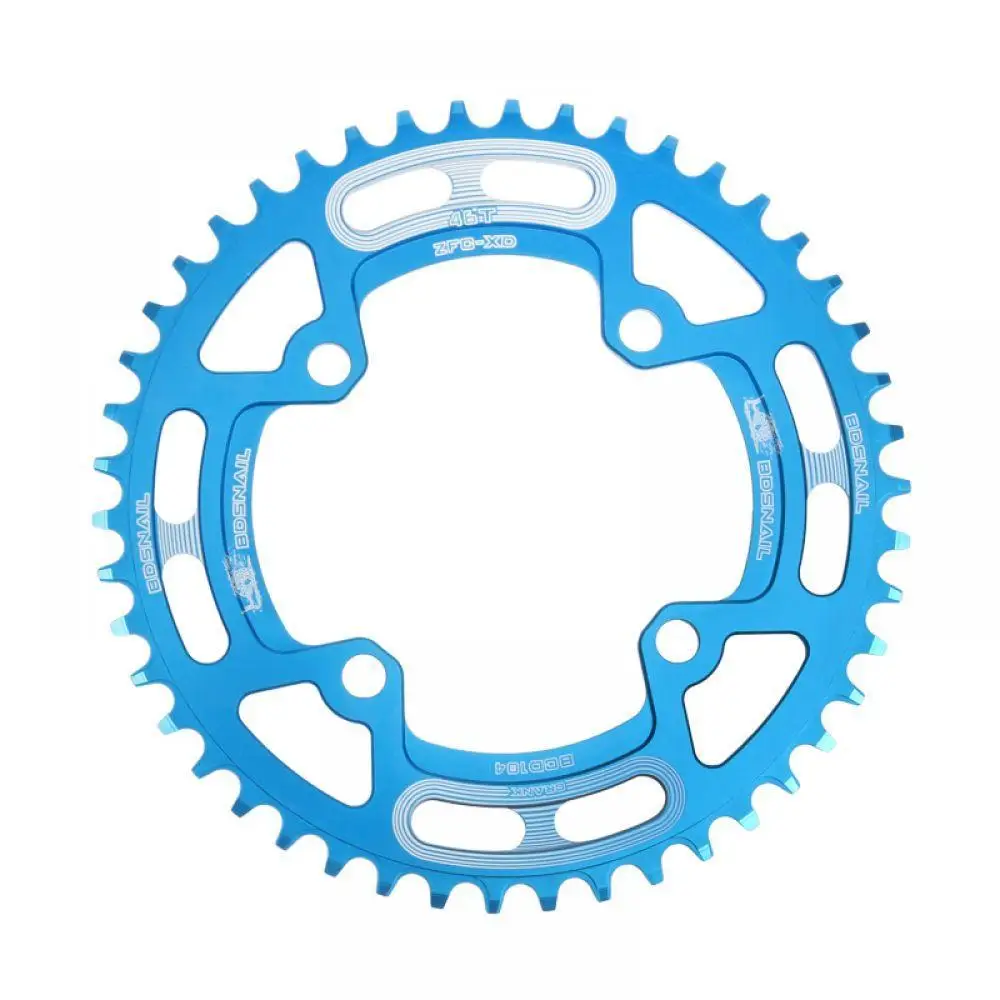 Велосипед Crank BCD104 круглый 36 T 38 40 42 44 46 48T50T Сверхлегкий 7075 T6 MTB Chainwheel велосипедная