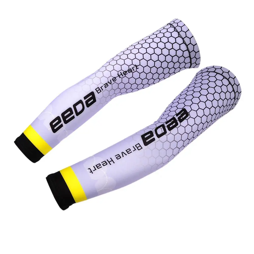 2 PCS Men Women Sport Cycling Running Bicycle UV Sun Protection Cuff Cover Protective Arm Sleeve Bike Warmers Sleeves | Спорт и