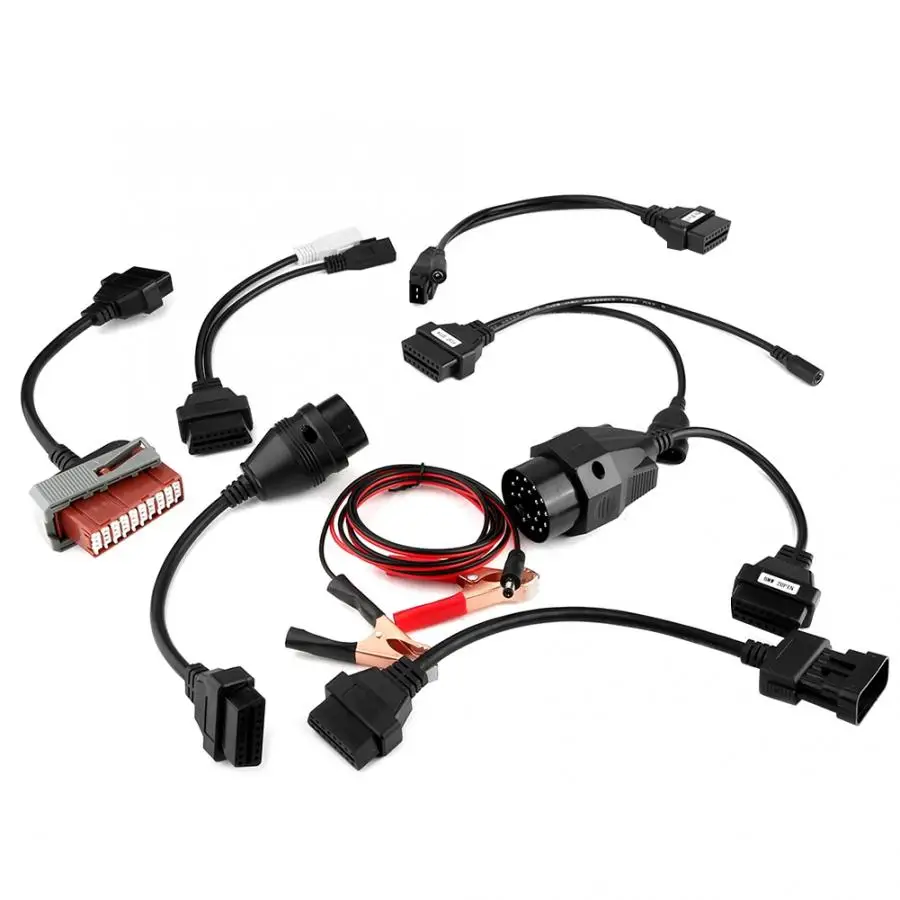 8 шт. OBD2 кабели OBDII разъемы для DS150E Автомобильные диагностические инструменты