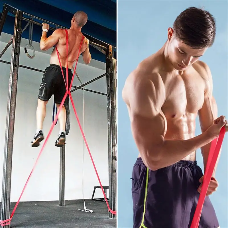 

Fitness Elastic Band Resistance Strength Training Ring Stretching Resistance Fitness Elastic Yoga Rubber loop Sport Equipment