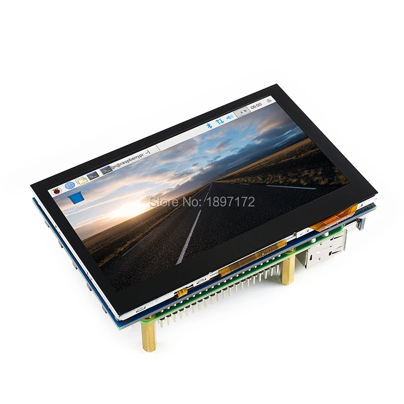 Raspberry Pi 4 3 дюйма ЖК IPS 800x480 USB емкостный сенсорный экран для 4B 3B + 2B Мульти мини