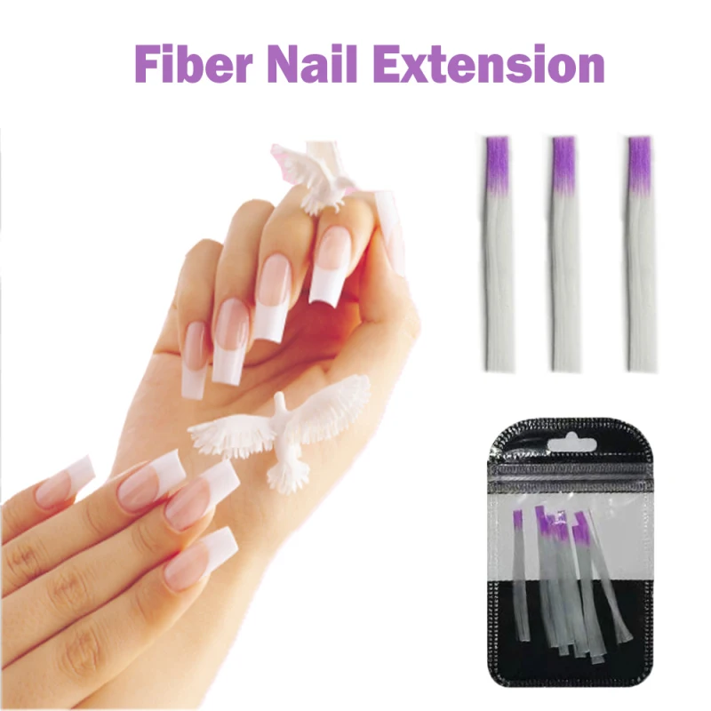 2 см-10 см из стекловолокна для форма ногтей расширение Fibernails Акриловые Советы