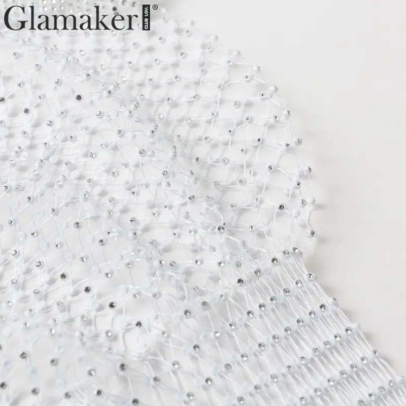 Glamaker, выдалбливают, алмазные, вечерние, женское платье, Ретро стиль, прозрачное, сексуальное, ретро, Клубное, летнее платье,, vestidos de fiesta