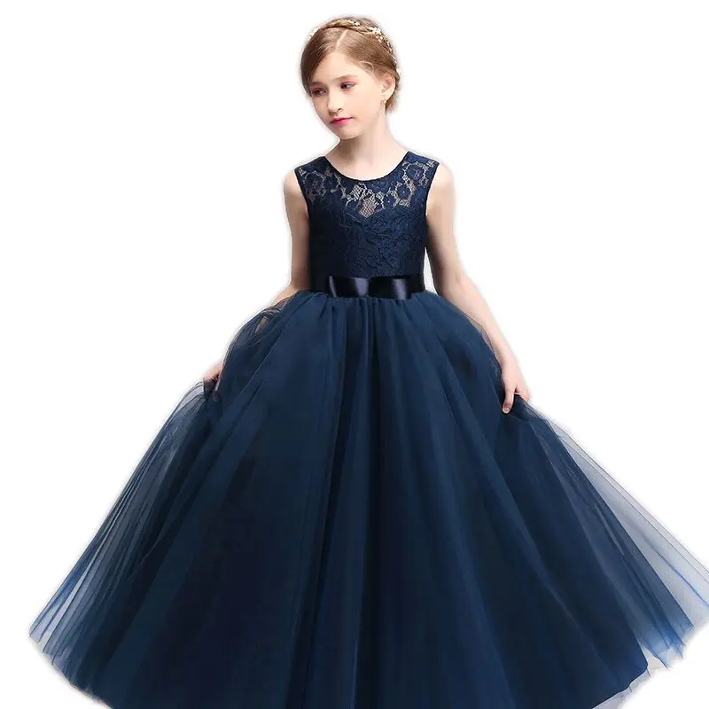Children's Evening Dress Mop Long Girl's Summer Piano Player Performing Girl Party | Детская одежда и обувь