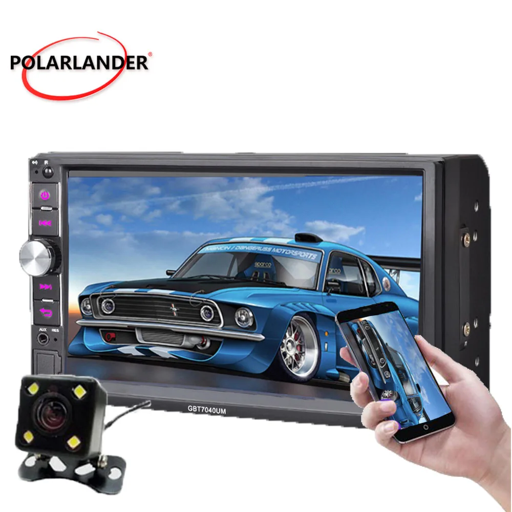 

1024*600 MP5 Player Car Radio Stereo 7" Mirror Link USB TF HD Mirror For Android Phone 2DIN Handfree Touch Screen