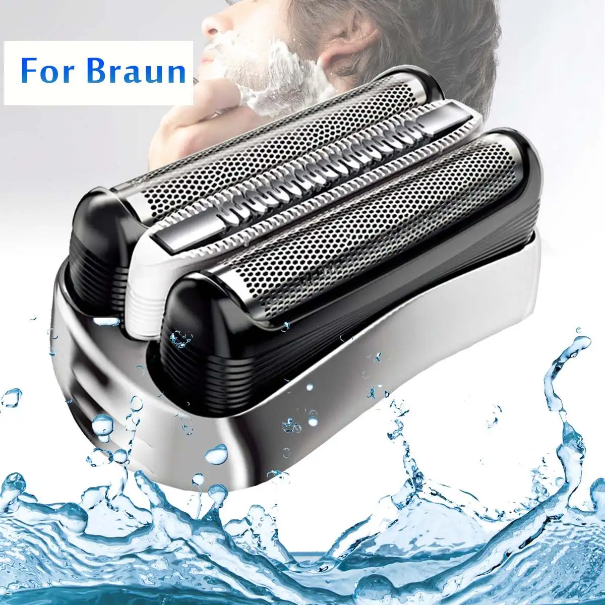 Сменная головка из фольги для бритвы Braun Series 3 32S 3070 3080S 3020 350 340 320 350CC 370CC Cruzer6|Детали