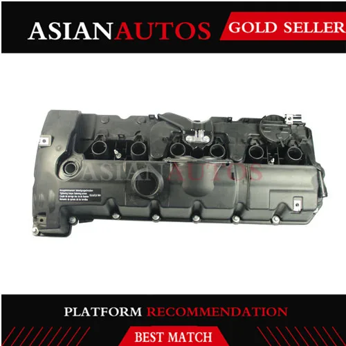 Новый комплект крышек клапанов двигателя 11127552281 для BMW 128i 328i 528i X3 X5 Z4 E70 E82 E90