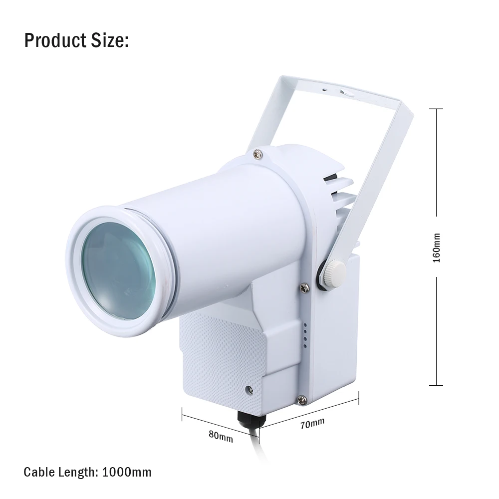 

Protable RGB LED Mini Spot Lamp Stage Light Lighting Fixture with Remote Control KTV Bar Club Home Party Disco DJ Show