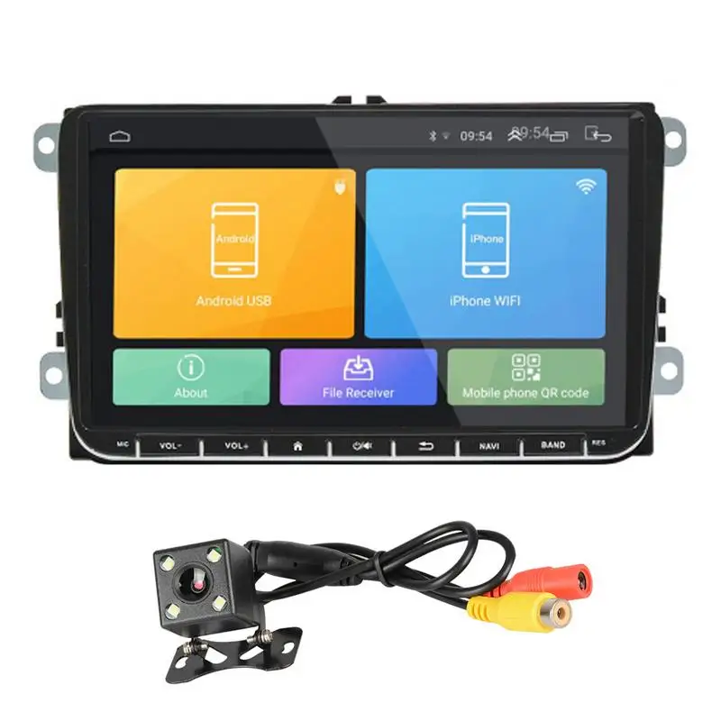2 DIN 9 дюймовый TFT емкостный сенсорный экран Android 8.1 система HD 8 1 Автомобильная