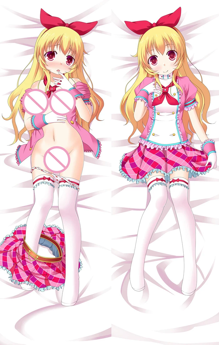 Аниме Aikatsu персонажи Hoshimiya Ichigo & Kiriya Aoi сексуальная девушка дакимакура наволочка