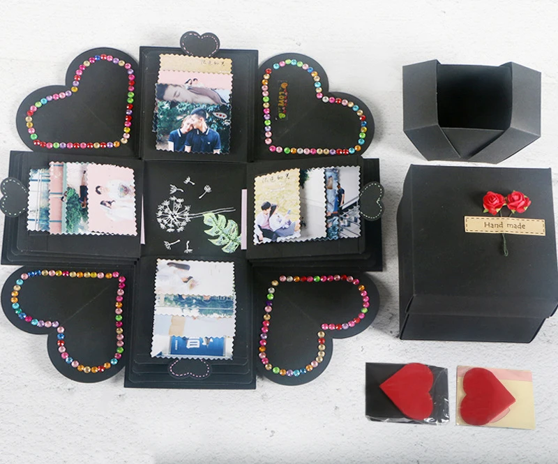 OHEART DIY Explosion Box подарок на день рождения сюрприз Любовь для свадьбы помолвки