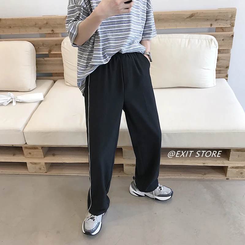 Новинка 2019 г. OOTD летние уличные повседневные корейские прямые тактические брюки