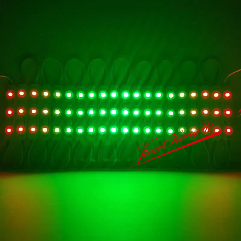 20 шт. супер яркий WS2811 3LED DC12V 5050 RGB полноцветный модуль света водонепроницаемый