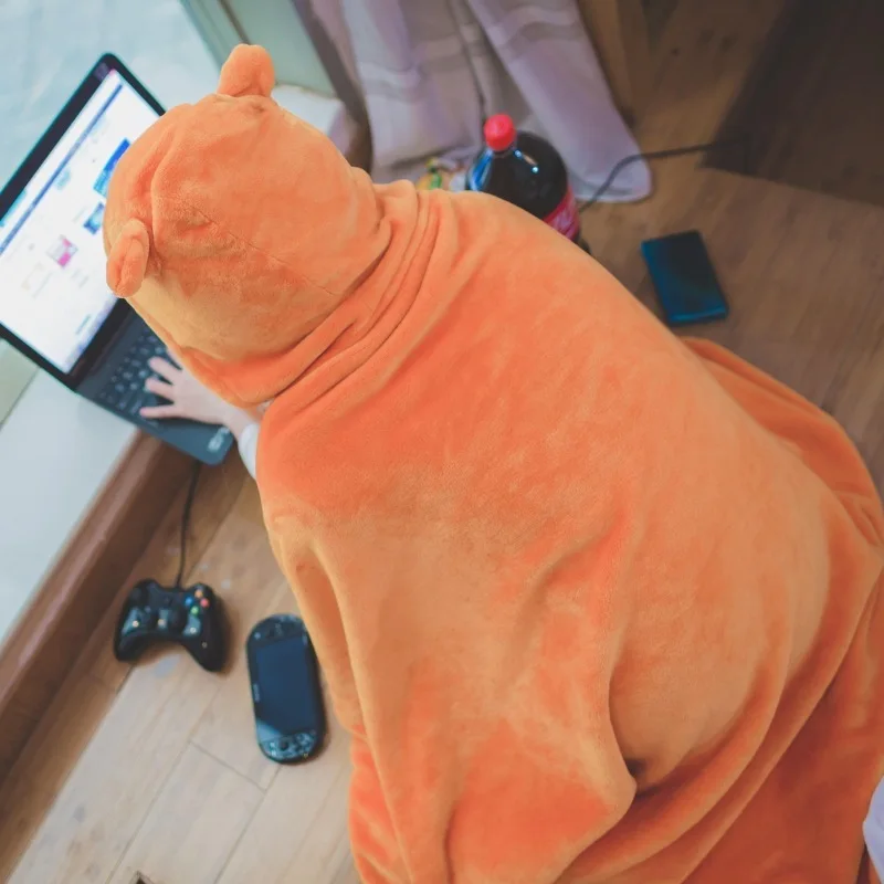 Himouto умару чан косплей костюм женский плащ одеяло мягкие фланели мультяшные
