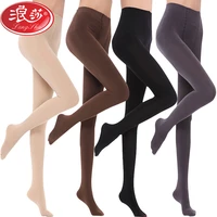 120d add crotch pantyhose female velvet spring and autumn thick tights thin black stockings women panties