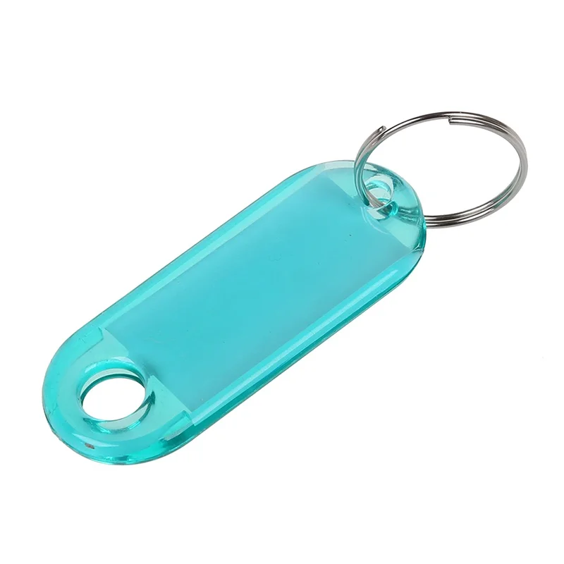 Crystal Clear Colorful Key ID Label Tags 100 Pcs | Дом и сад