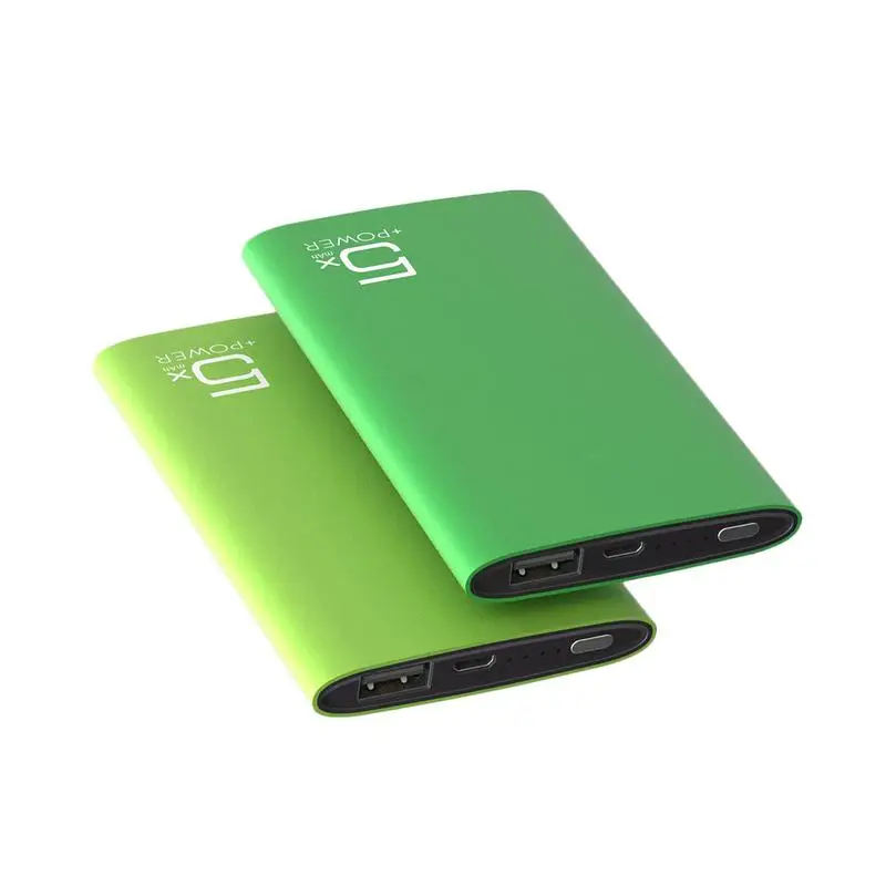 5000 мАч большой емкости внешний аккумулятор Супер Легкий Портативный прочный