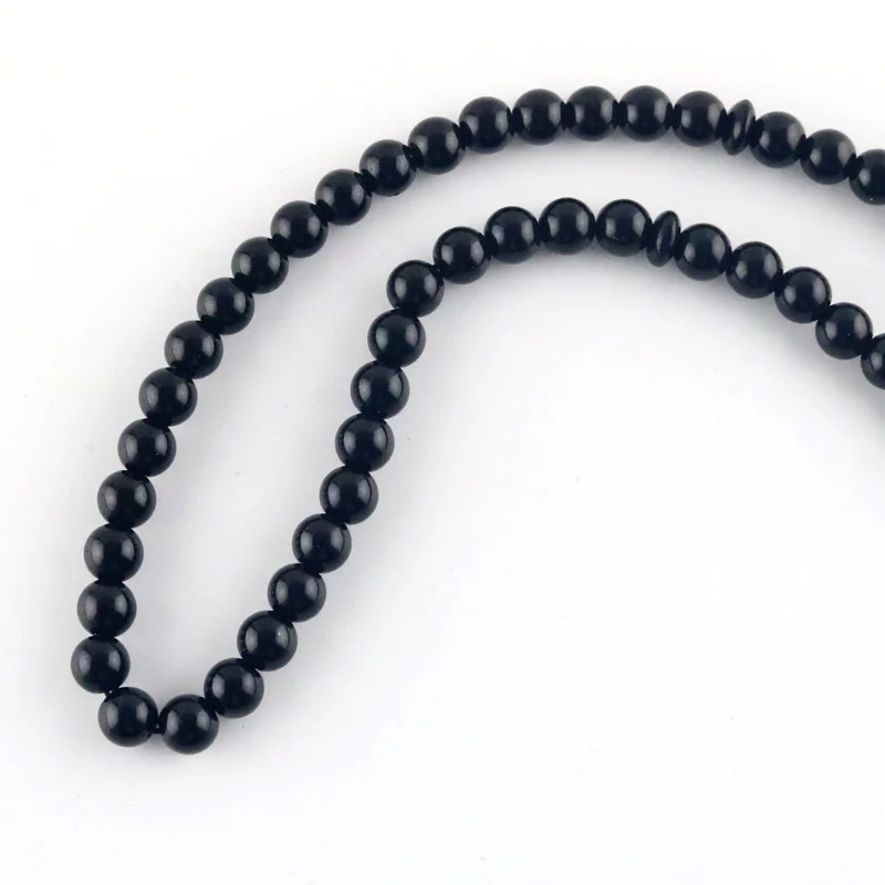 8 мм браслет из бисера черный мусульманский Tesbih Tasbih молитвенные бусины 99 бусин