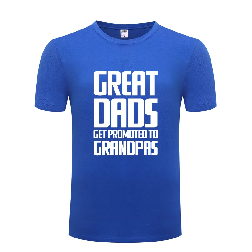 Забавная Мужская футболка с надписью Great Dads забавная новинка 2018 хлопковая