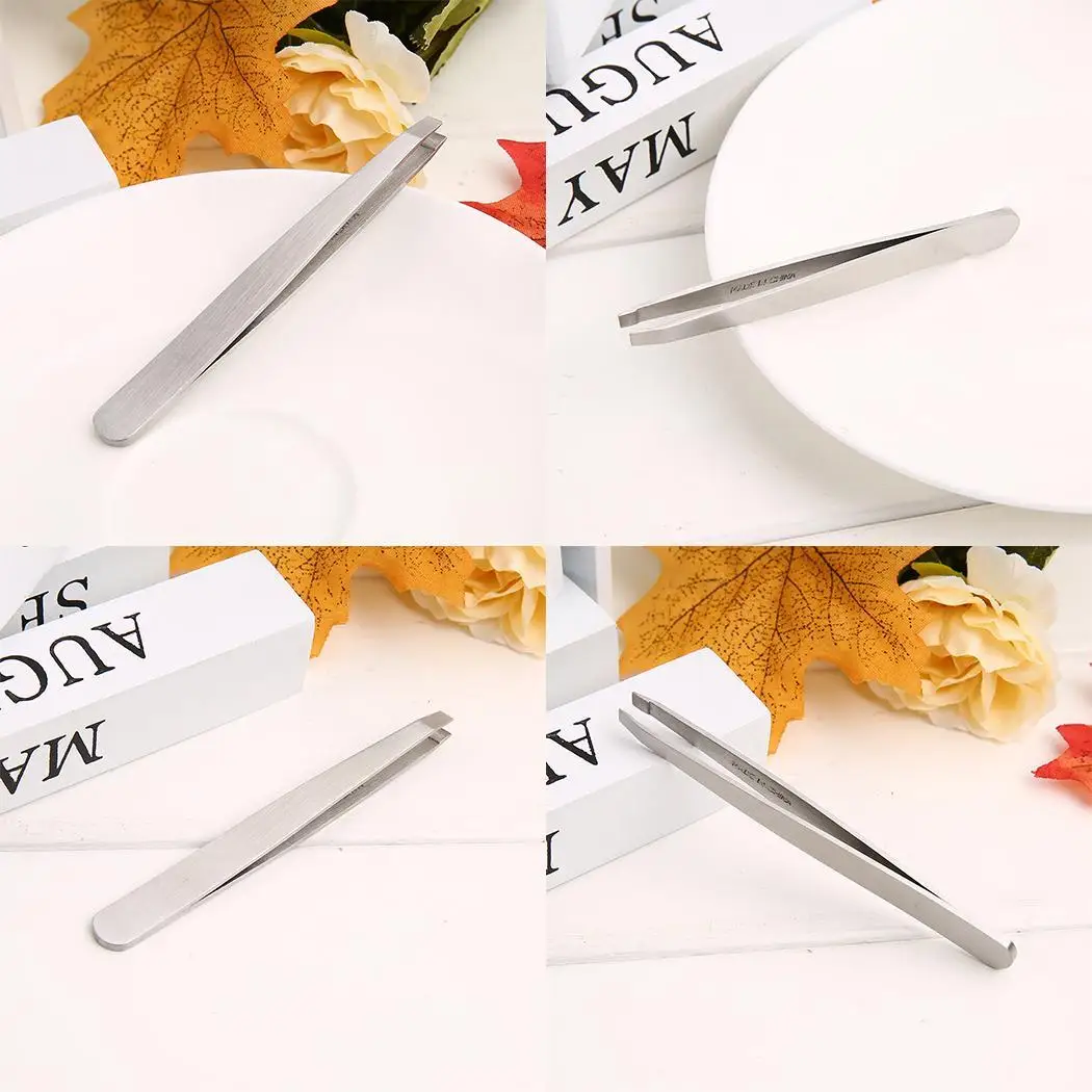 Щипцы для бровей нержавеющая сталь уход за кожей лица удаления волос триммер