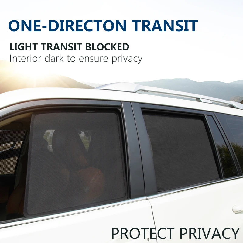 Магнитные занавески для боковых окон автомобиля 4 шт./компл. или 2 сетчатые Nissan Terra