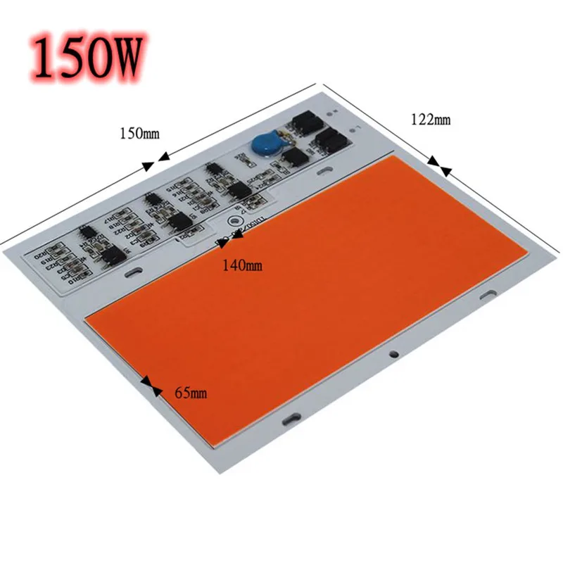CLAITE 100 Вт 150 380 840nm Diy полный спектр растений растут COB светодиодный чип свет 110лм/Вт