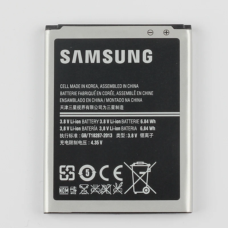 Оригинальный аккумулятор Samsung B150AE для GALAXY Trend3 G3502 G3508 G3509 I8260 SM-G350E G350E G350 B150AC 1800 мАч |