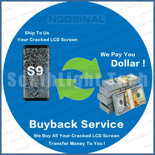 ЖК-дисплей с рамкой AMOLED для Samsung Galaxy S9 Plus G965 G965F G960F | Мобильные телефоны и