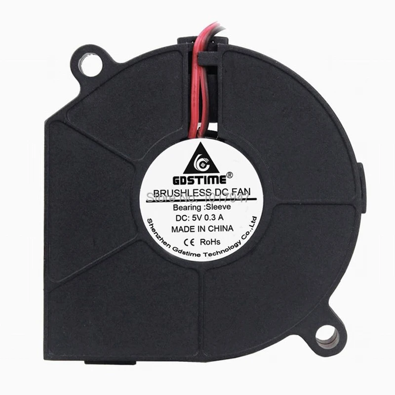 5Pieces Lot PC Computer Cooling Cooler DC Centrifugal Fan 2 Pin 5V 6015S 60x60x15mm 60mm Blower | Компьютеры и офис