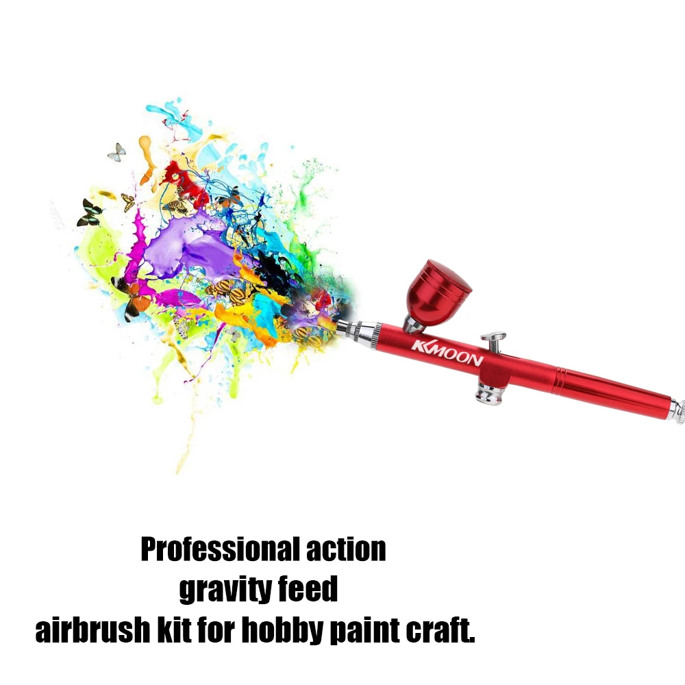 

Portable Mini Size Spray Pump Pen Air Compressor Set for Art Painting Tattoo Craft Cake Spray Model Action Gravity Feed Airbrush
