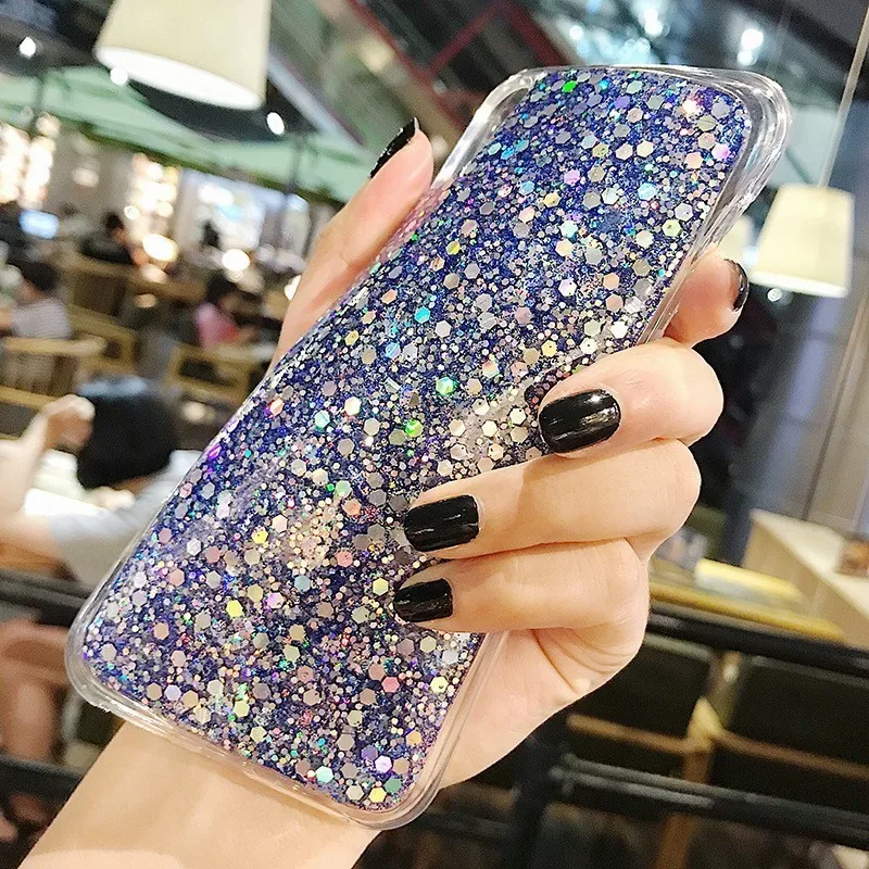 Наклейки на ногти сердечки чехол для iphone X XR XS MAX Жидкий зыбучие пески 6 S 7 8 Plus