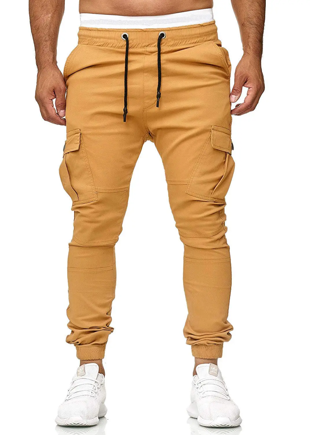 Новинка 2019 мужские облегающие прямые брюки повседневные карандаш для бега