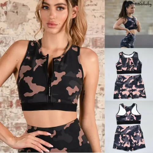 Новый Модный женский топ для занятий йогой и фитнесом + короткие штаны леггинсы