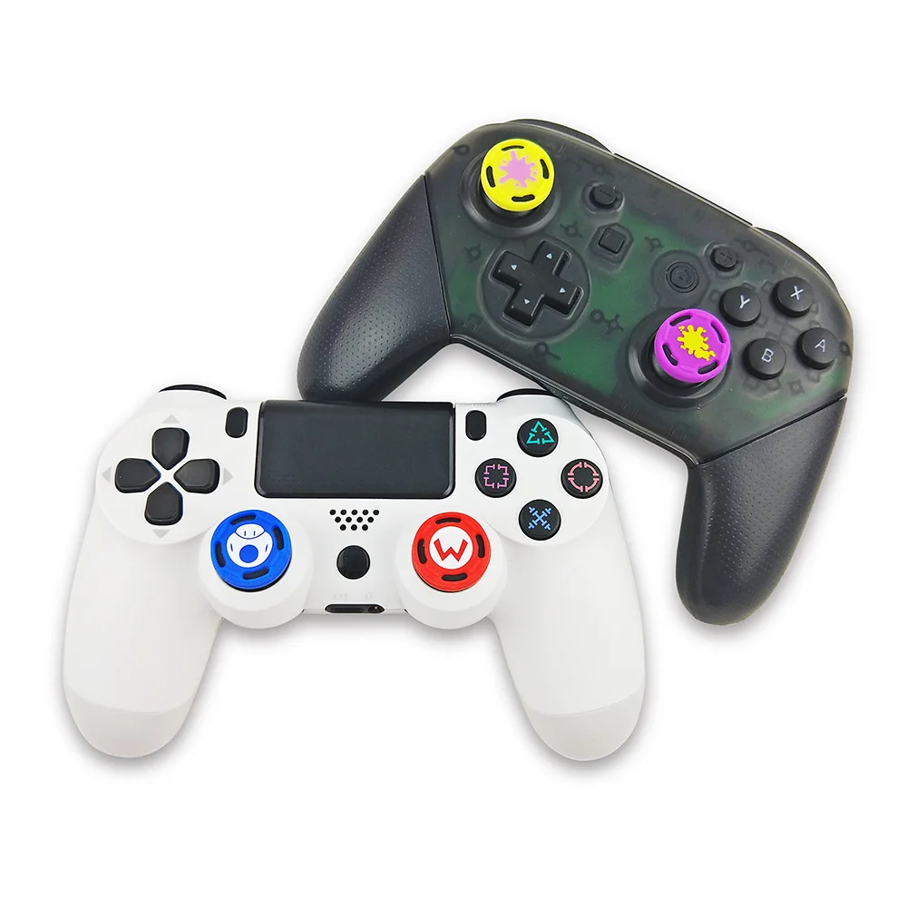 OSTENT 8 x колпачки для джойстика с аналоговыми стиками контроллера Nintendo Switch Joy Con Super